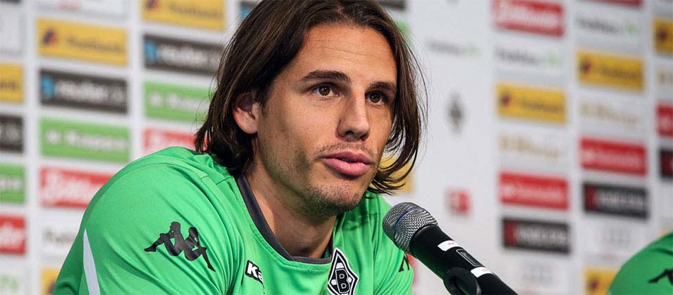 Yann Sommer auf einer Pressekonferenz in der Vorbereitung zur Bundesligasaison 2016/2017